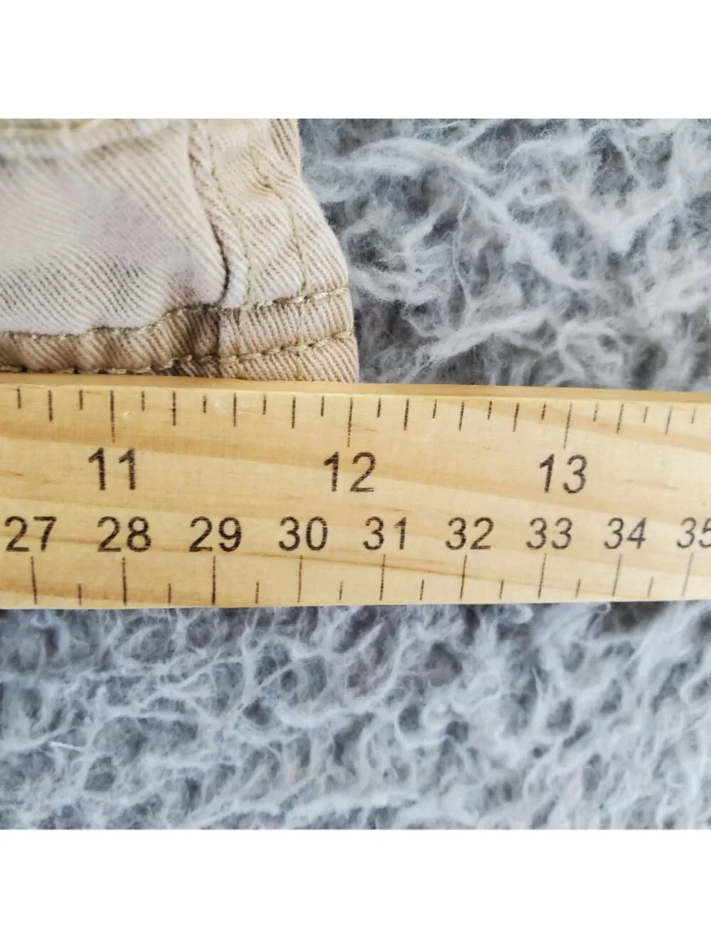 IZOD Shorts Mens Size 40 Tan Cargo 100% Cotton Casual *Read*